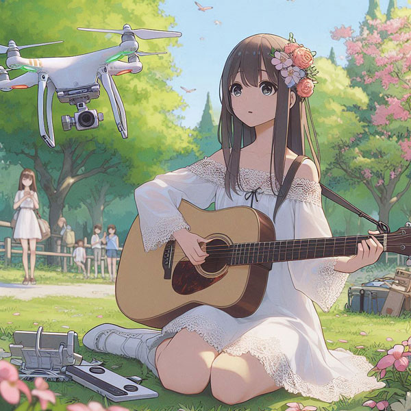 『旋律と羽ばたき』イメージ画像 by SeaArt