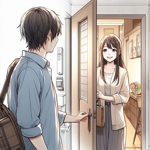 『恋する隣室の謎』イメージ画像 by SeaArt