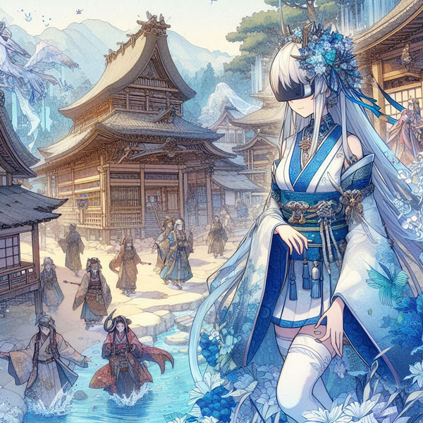 『VR古事記：神話のエンコード』イメージ画像 by SeaArt