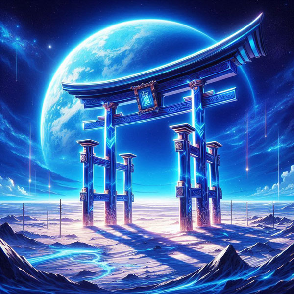 『月影結界 第二部 蒼い月の約束』イメージ画像 by SeaArt